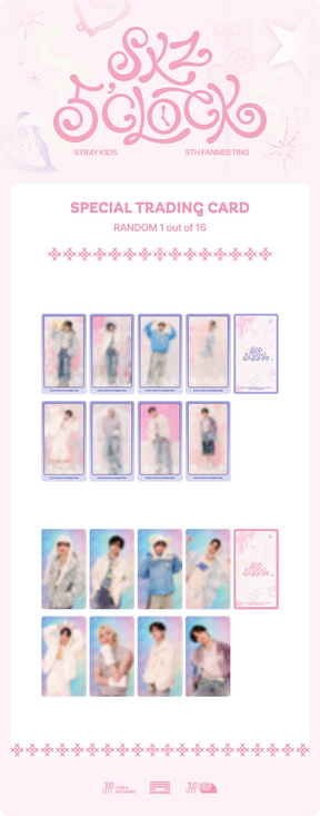 Stray Kids - [SKZ 5'CLOCK] OFFICIAL MD SPECIAL TRADING CARD