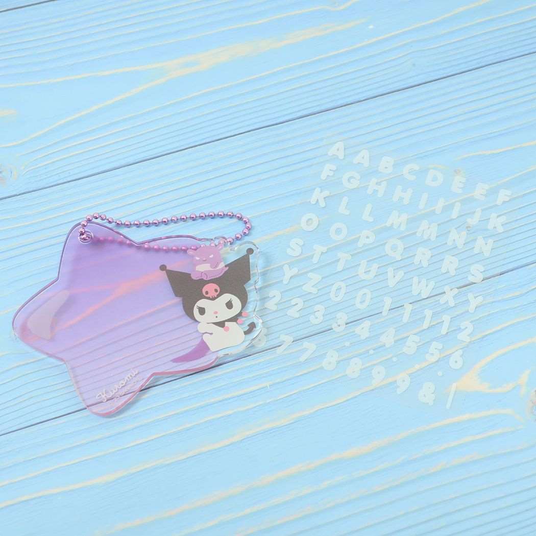 SANRIO© Acrylic Star with Sticker Key Chain (Japan Edition)