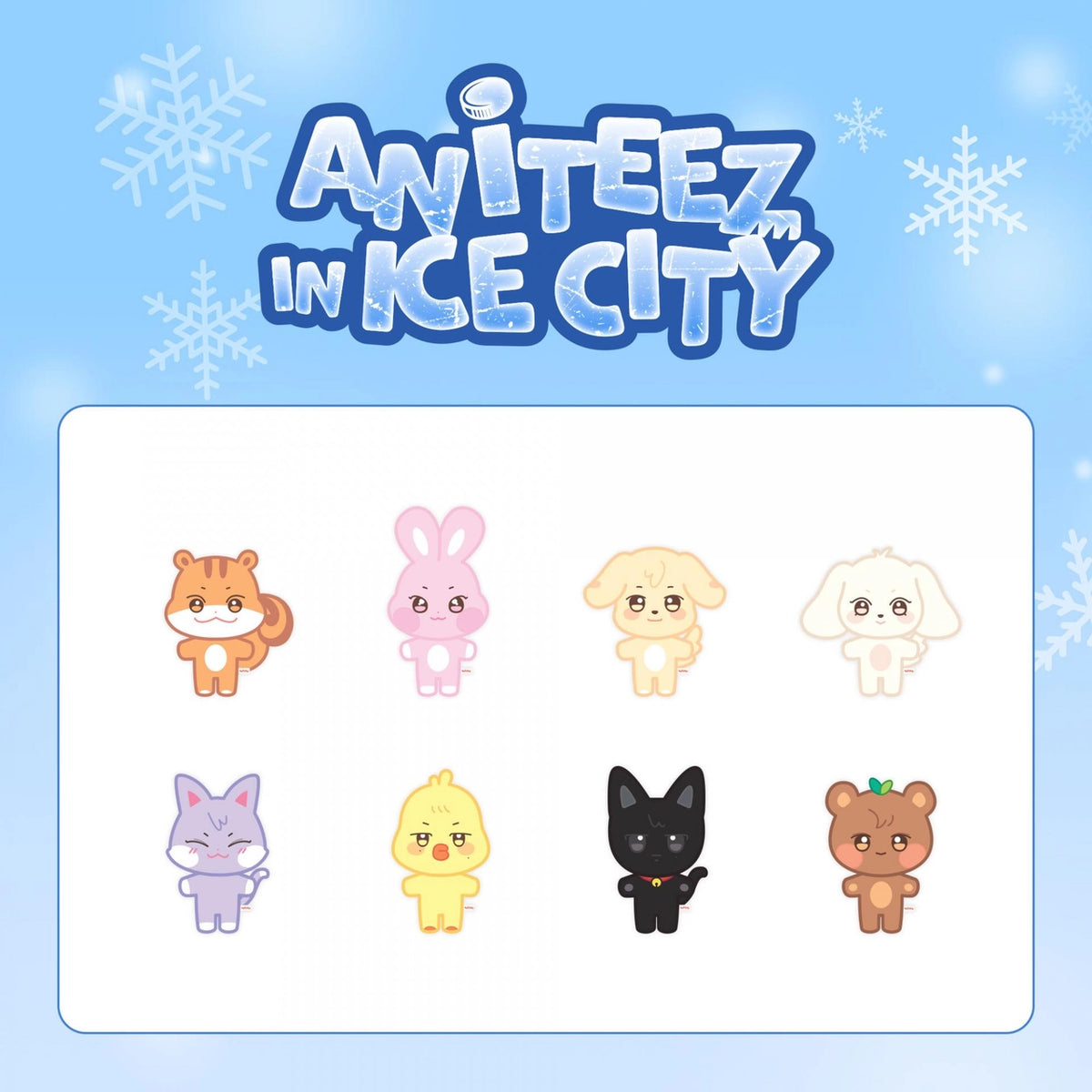 ATEEZ X ANITEEZ IN ICE CITY OFFICIAL MD - PLUSH DOLL