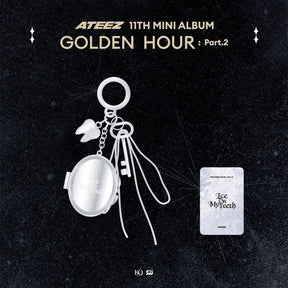 ATEEZ POP-UP - GOLDEN HOUR Part.2 (MD Ice On My Teeth MIRROR KEYRING)