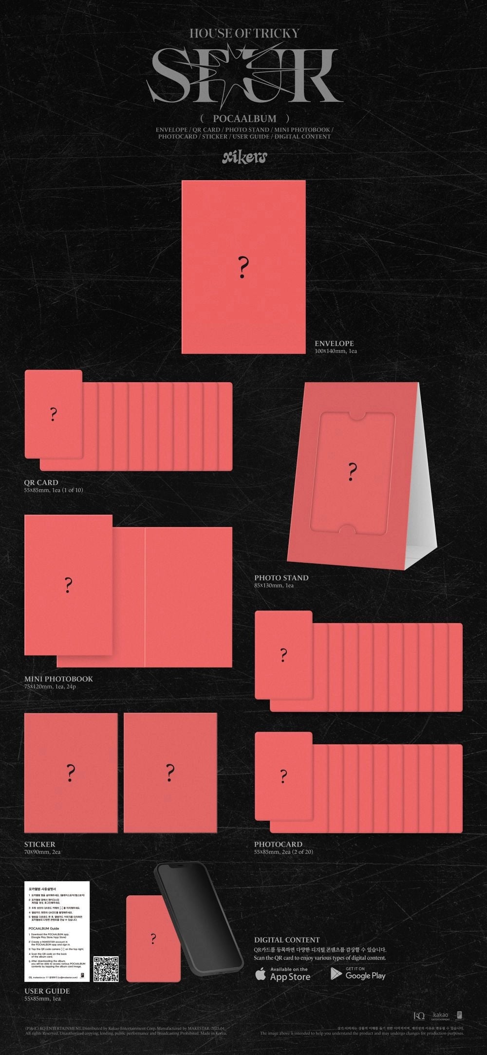 XIKERS 5TH MINI ALBUM - HOUSE OF TRICKY : SPUR (POCAALBUM)