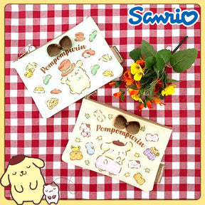 SANRIO© Pompompurin Bow Flat Pouch (Japan Edition)