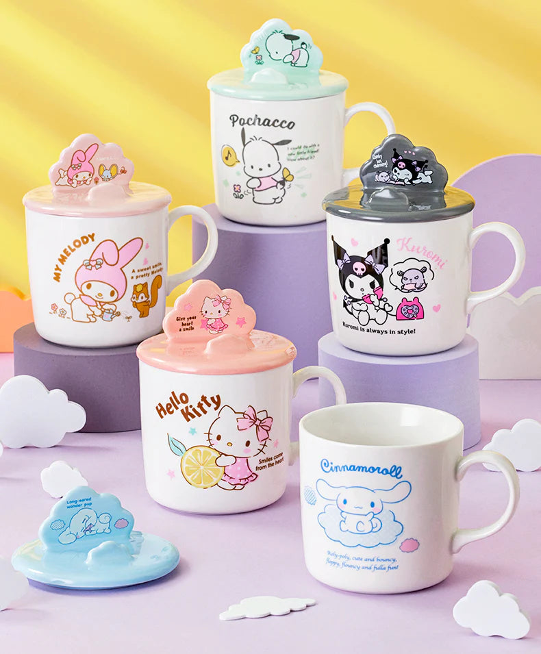 SANRIO© Character Phone Holder Lid Mug 400ml