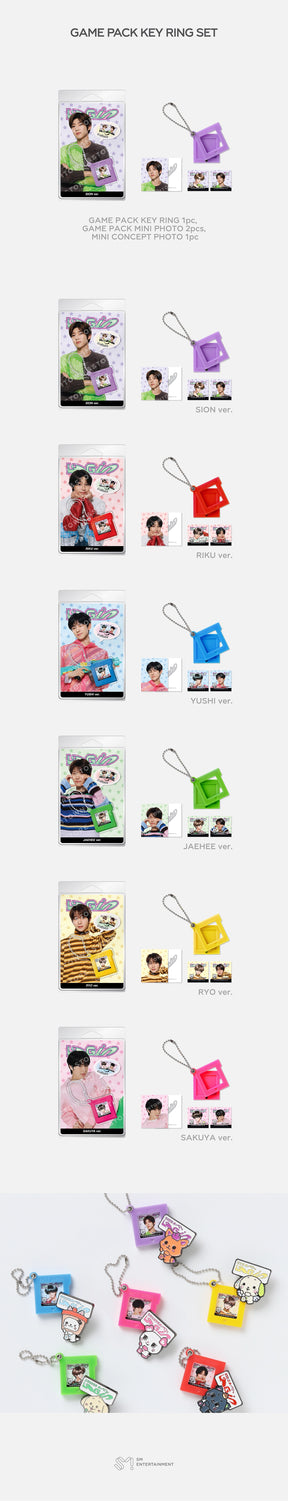 NCT WISH - NCT WISH ASIA TOUR 'LOG in' GAME PACK KEY RING SET