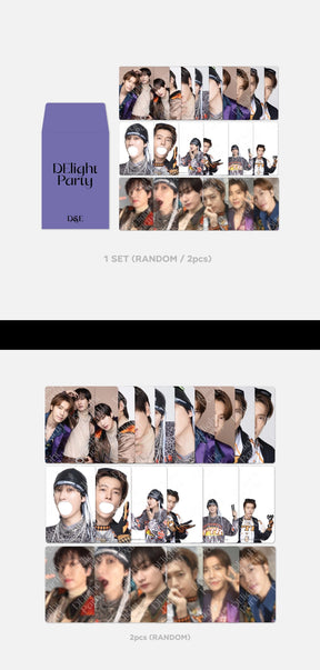 SUPER JUNIOR D&E - FANCON WORLD TOUR [DElight PARTY] RANDOM TRADING CARD SET