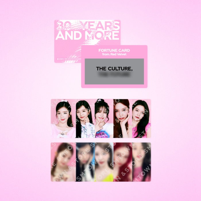 Red Velvet - [SMTOWN LIVE 2025] FORTUNE SCRATCH CARD SET