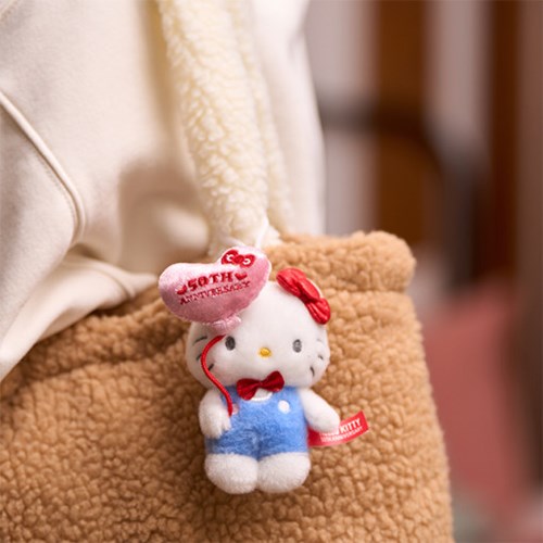 SANRIO© Character Hanging Plush Hello Kitty 50th Anniversary (Korea Edition)