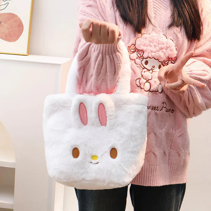 SANRIO My Melody & Bunny Authentic Tote Bag Plush 2-Side