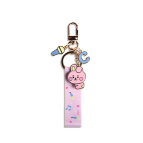 BT21 Metal Tag Key Holder with Strap