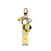 BT21 Metal Tag Key Holder with Strap