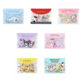 SANRIO© Character Flake Stickers with Case