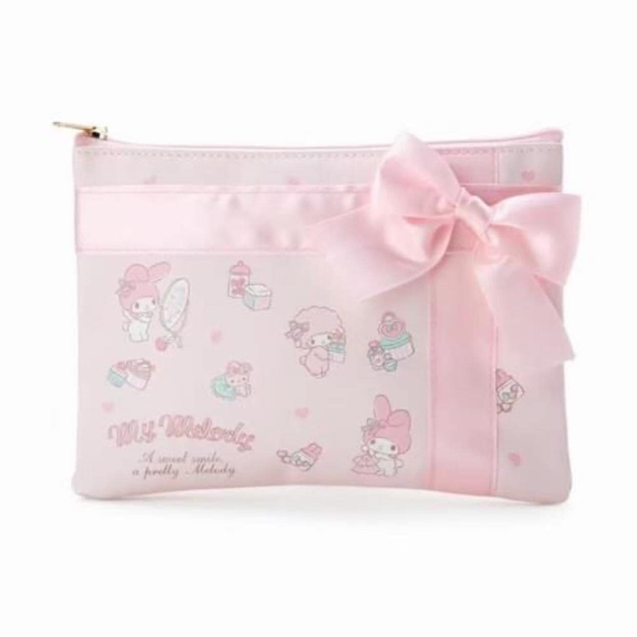 SANRIO© Flat Pouch with Bow