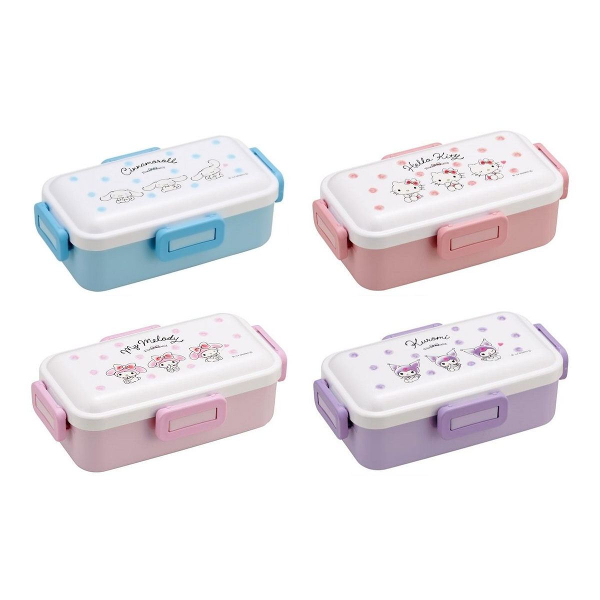 SANRIO© Lunch Box 4-Lock 530ml (Japan Edition)