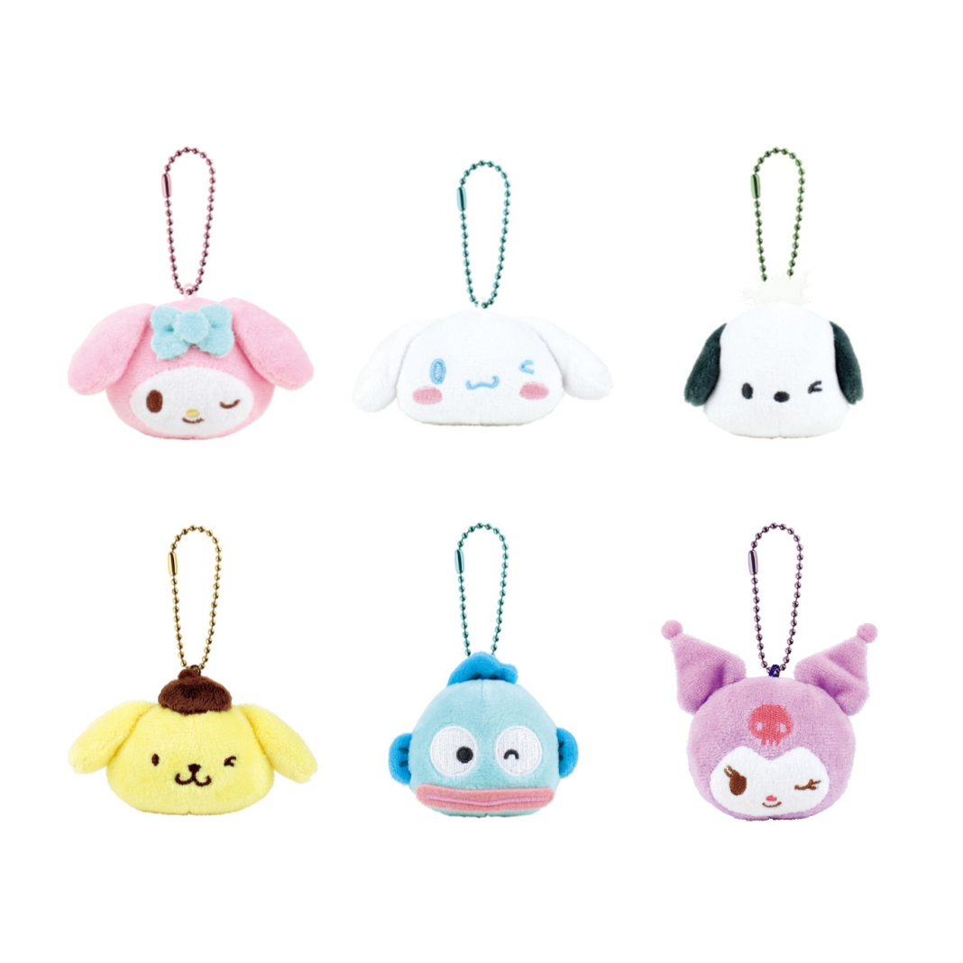 SANRIO© Hanging Plush Mini Head (Japan Edition)