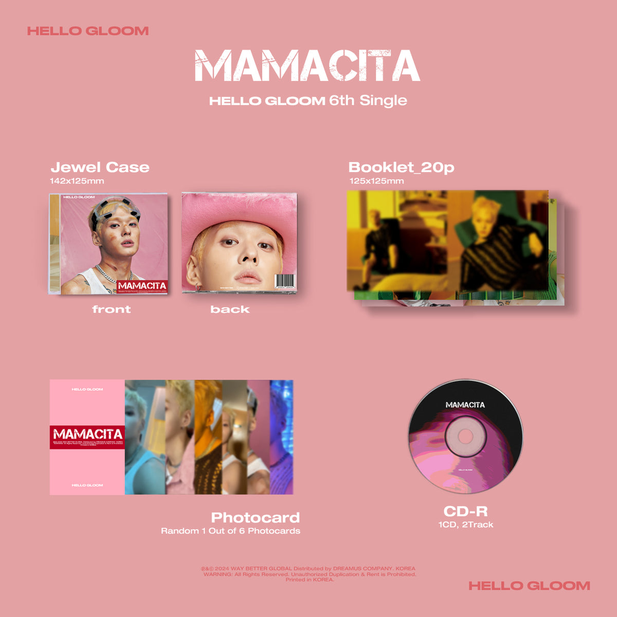 HELLO GLOOM 6TH SINGLE ALBUM - MAMACITA