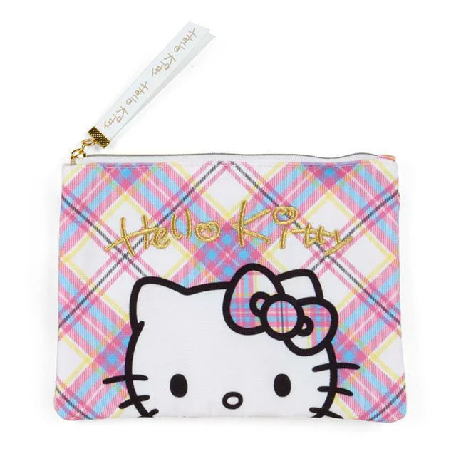 SANRIO© Hello Kitty nylon flat storage bag 2in1 Pouch Set (Japan Limited Edition)