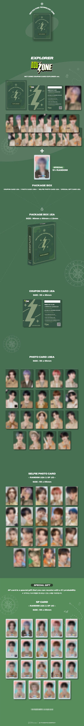 NCT - NCT ZONE COUPON CARD (EXPLORER VERSION)