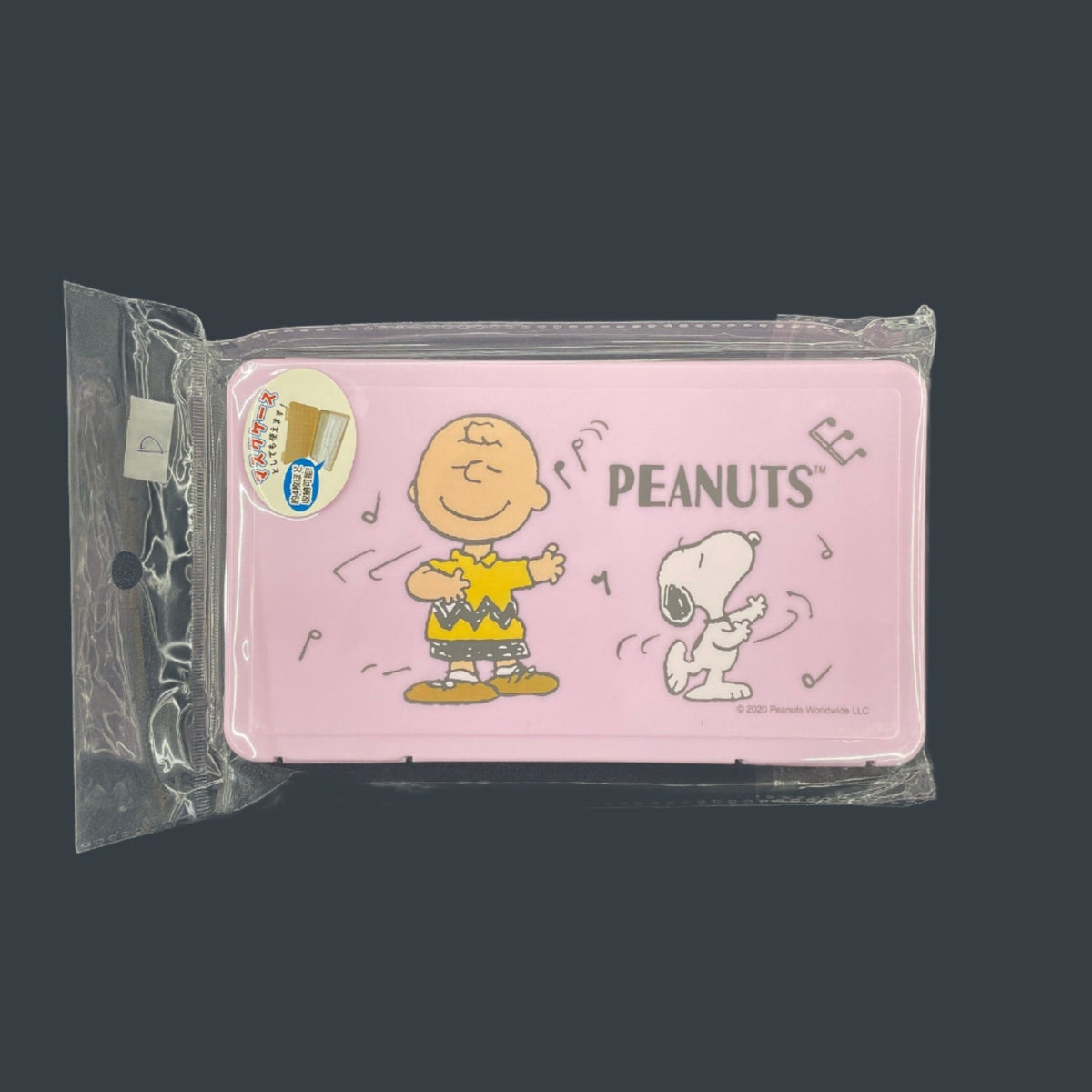 PEANUT SNOOPY Dancing Pink Mask Case