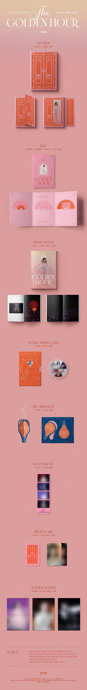 IU - 2022 IU CONCERT 'THE GOLDEN HOUR' (DVD) (3-DISC)