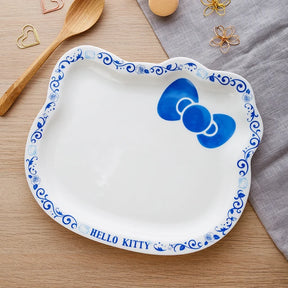 SANRIO© Hello Kitty Plate Cartoon Shape Blue