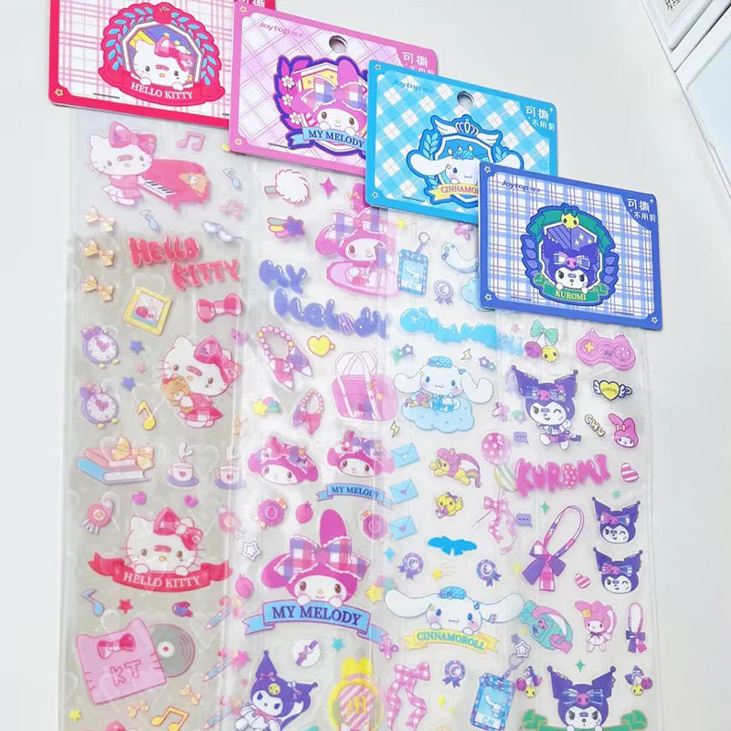 SANRIO© Character Checker Joytop Long Stickers