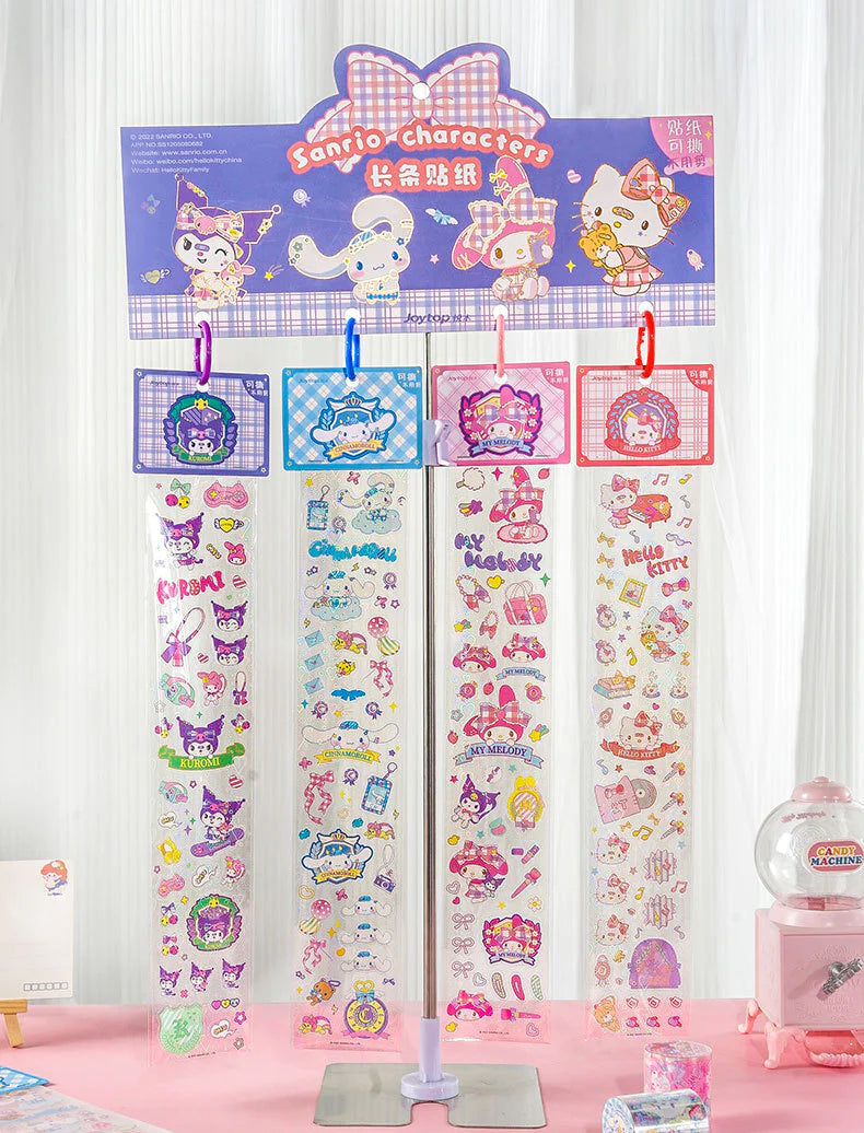 SANRIO© Character Checker Joytop Long Stickers