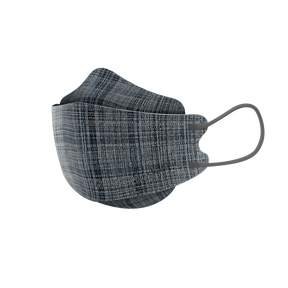 HK Lab KF Plaid Navy L3Q10 Mask