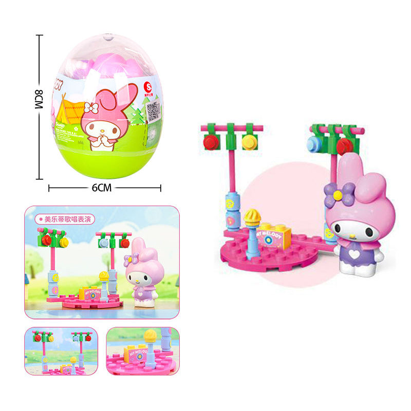 SANRIO© Family Camping Capsule Series Building Blocks