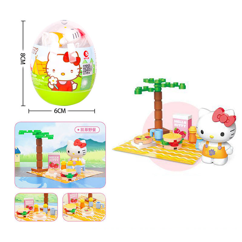 SANRIO© Family Camping Capsule Series Building Blocks