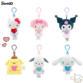 SANRIO Hanging Plush with Heart