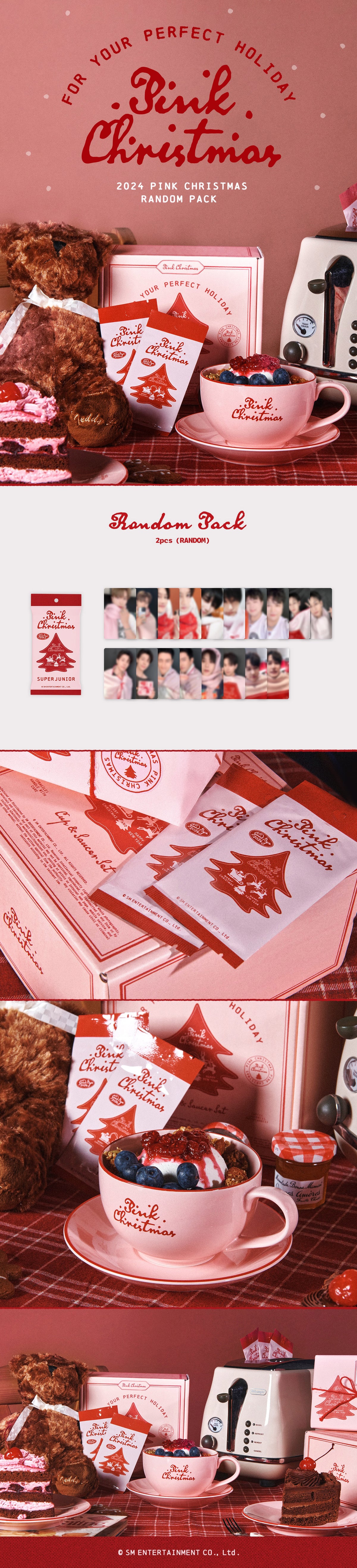 SUPER JUNIOR - 2024 PINK CHRISTMAS RANDOM PACK