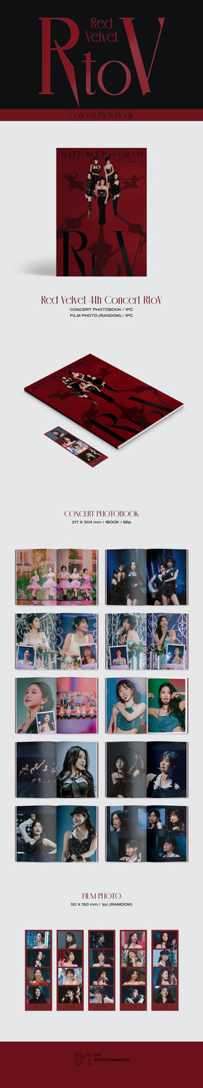 RED VELVET - 4TH CONCERT R TO V CONCERT PHOTOBOOK