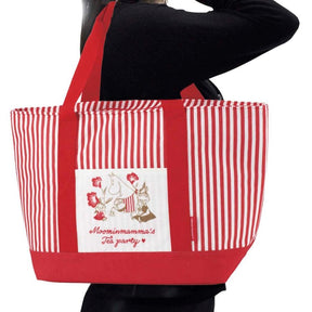 MOOMIN© Red Stripe X-Large Tote Bag (Japan Edition)