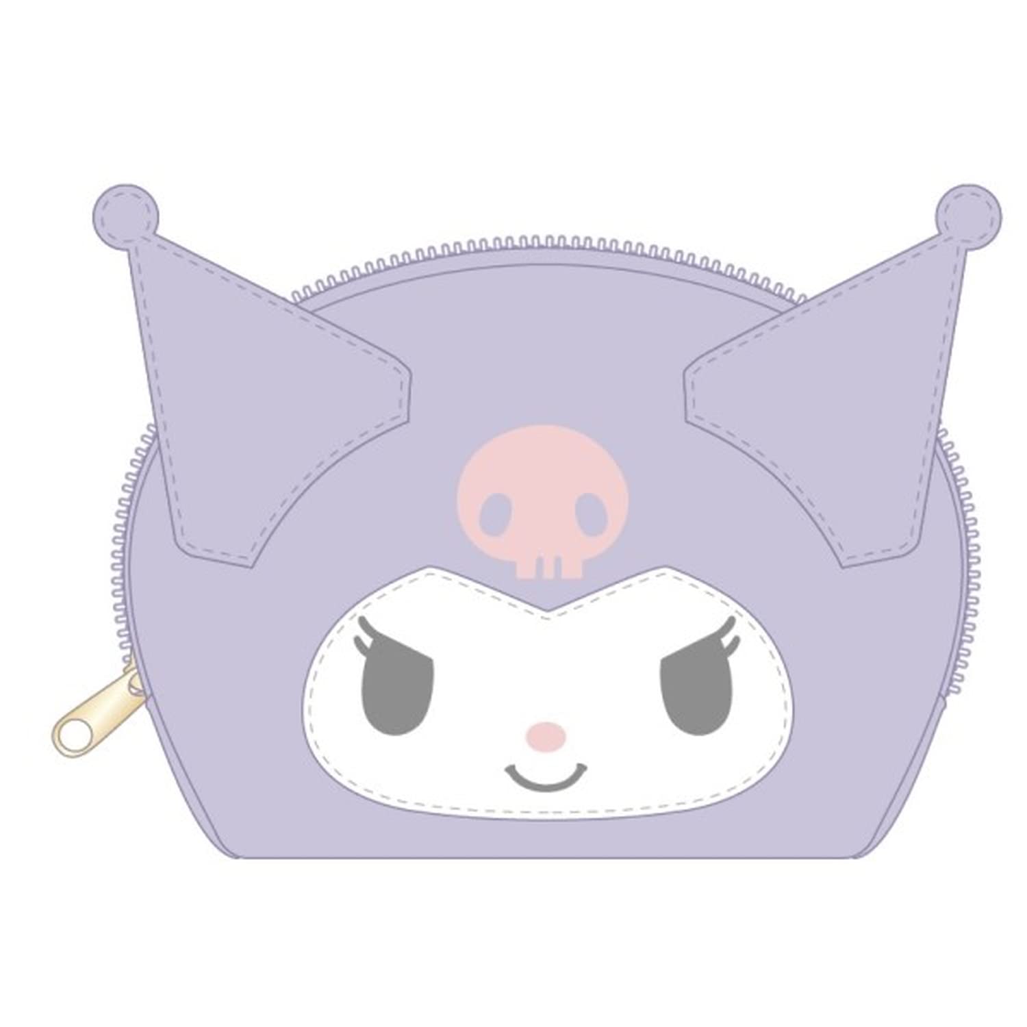 SANRIO© Kuromi Face Pouch (Japan Edition)