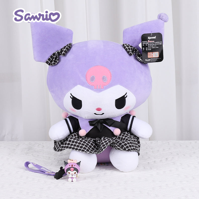 SANRIO© Kuromi Checkers Dress Black Plush