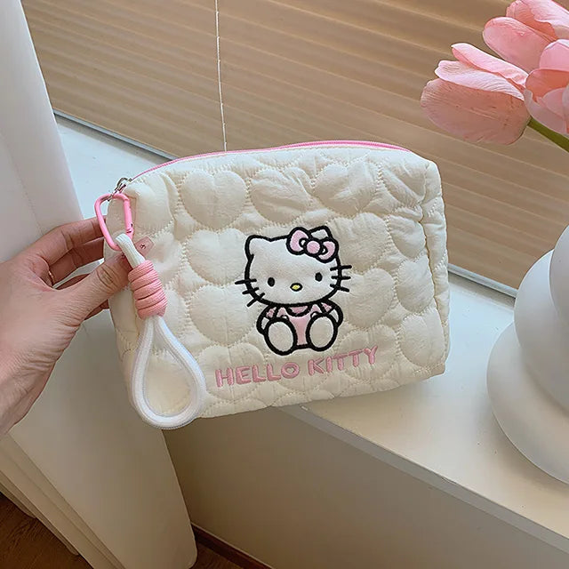 SANRIO© Kuromi Quilted Pouch Large