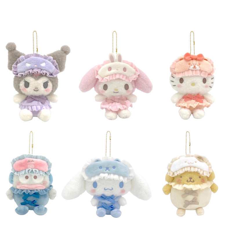 SANRIO© Authentic Hanging Plush With Eye Mask