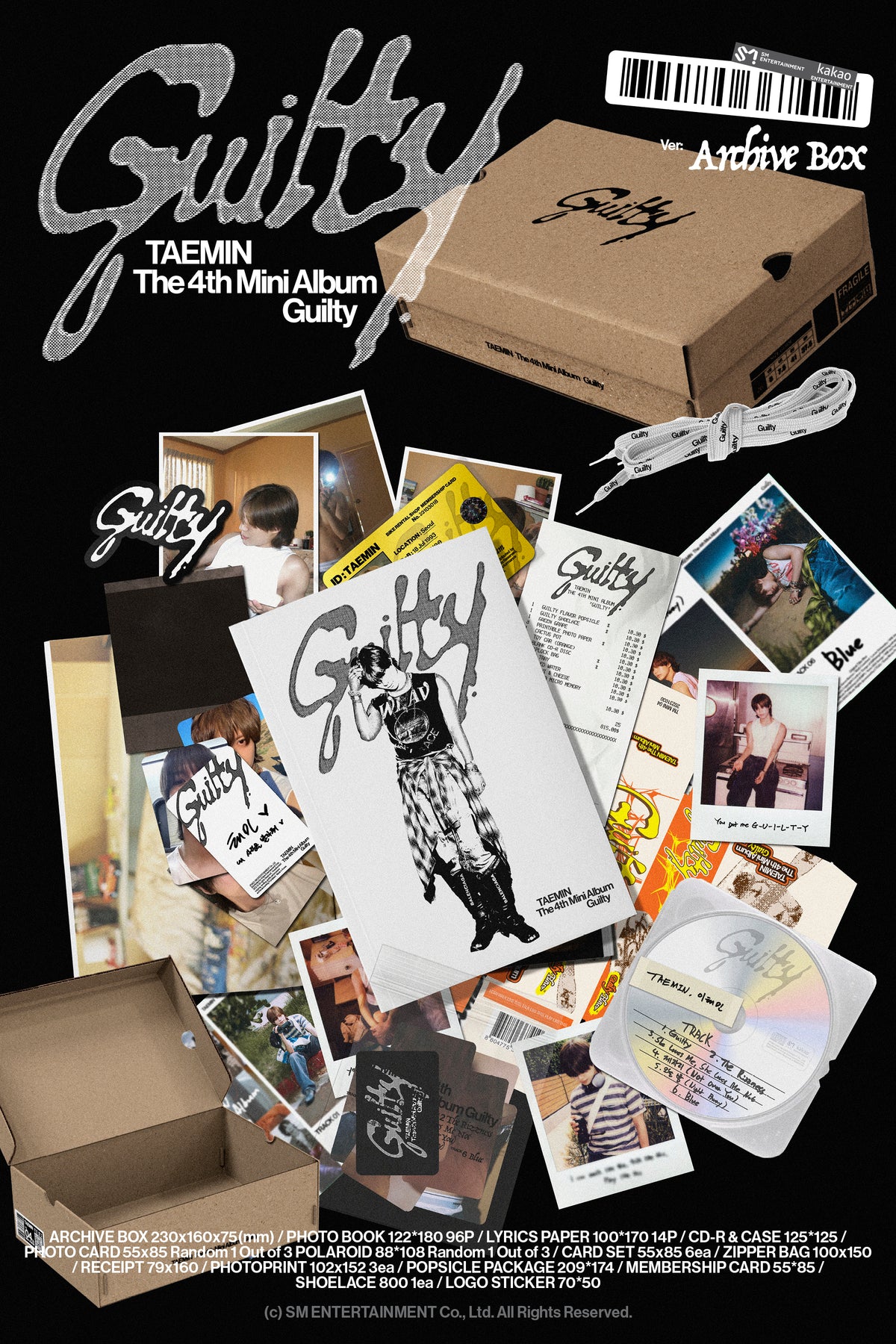 SHINEE: TAEMIN MINI ALBUM VOL. 4 - GUILTY (BOX VERSION)