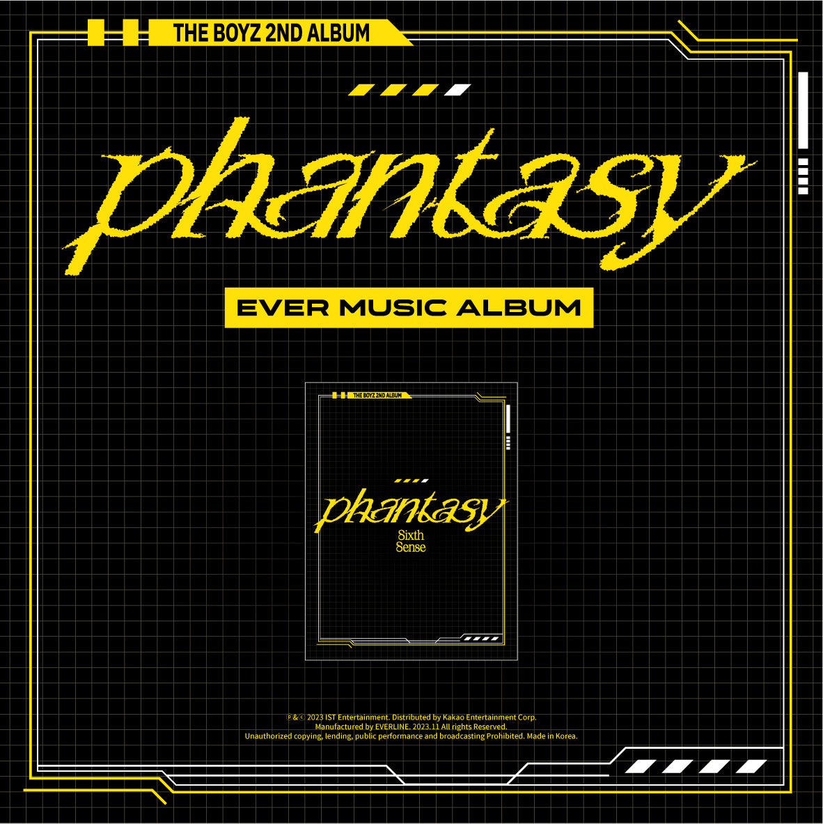 THE BOYZ - PHANTASY PT.2 SIXTH SENSE 2ND FULL ALBUM (EVER MUSIC VERSION)