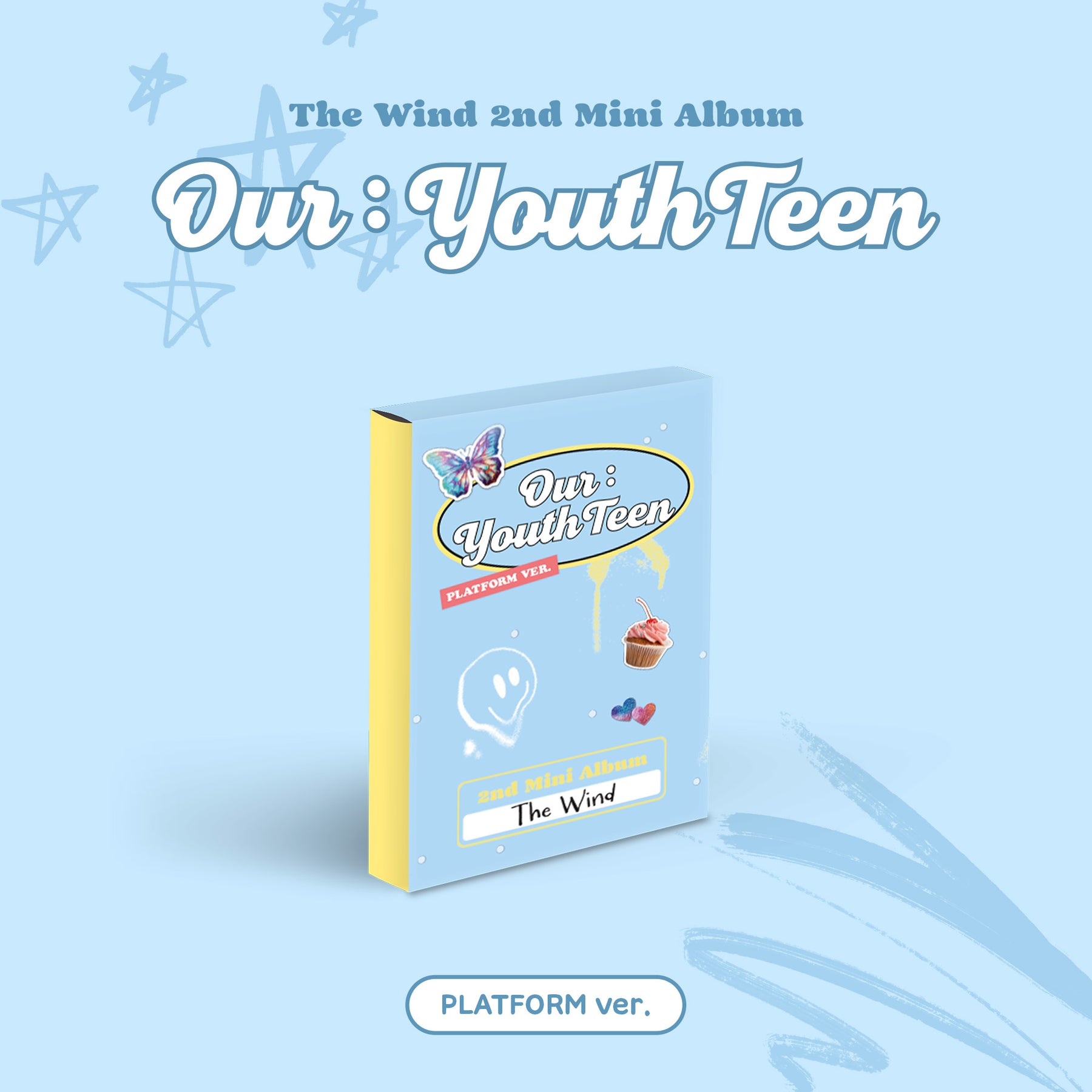 THE WIND - OUR YOUTHTEEN 2ND MINI ALBUM PLATFORM VERSION