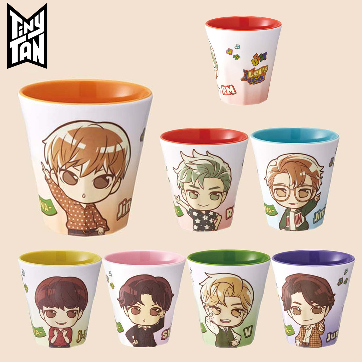 BTS© TinyTan Melamine Cup (Japan Edition)