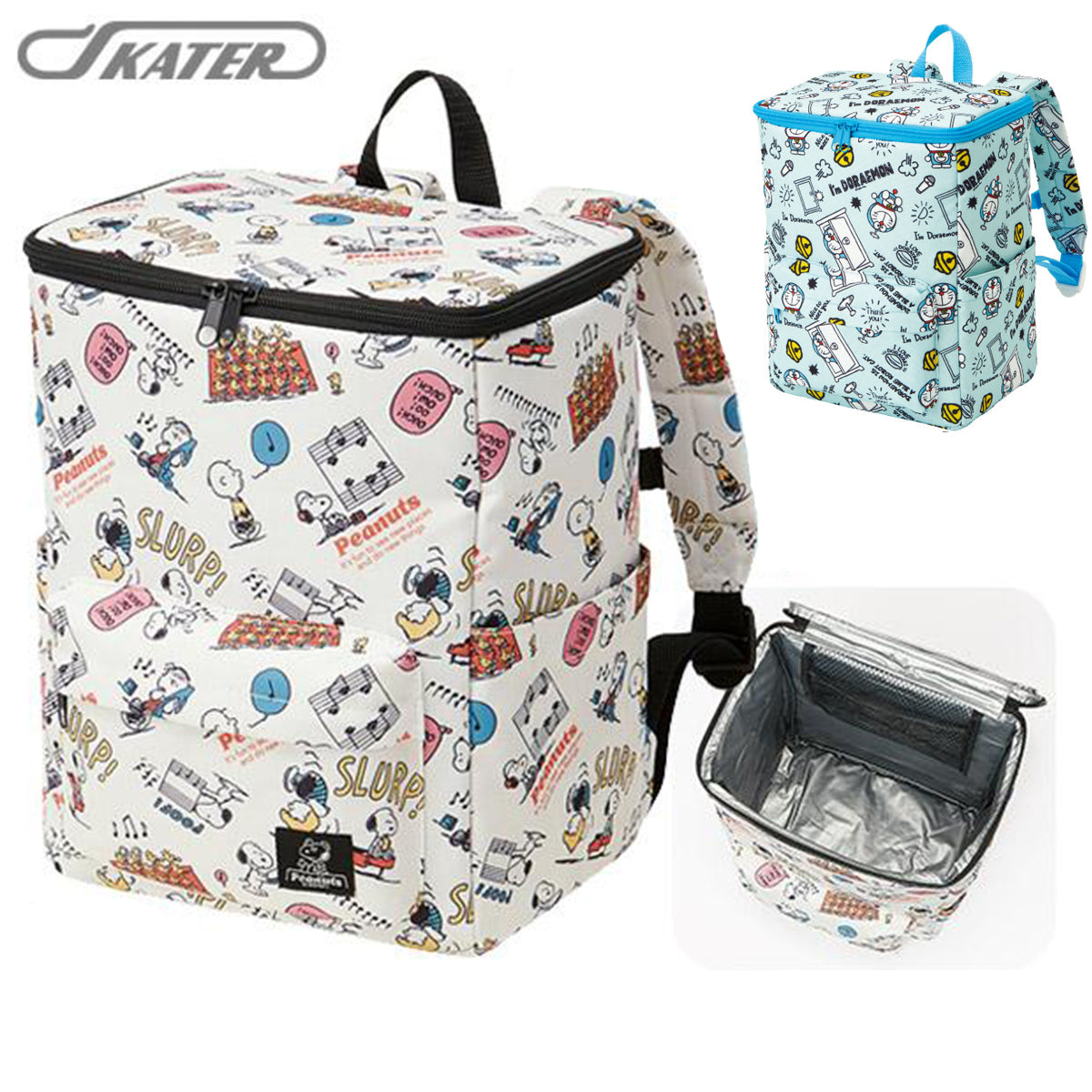 DORAEMON© / PEANUT SNOOPY© Insulated Backpack (Japan Edition)