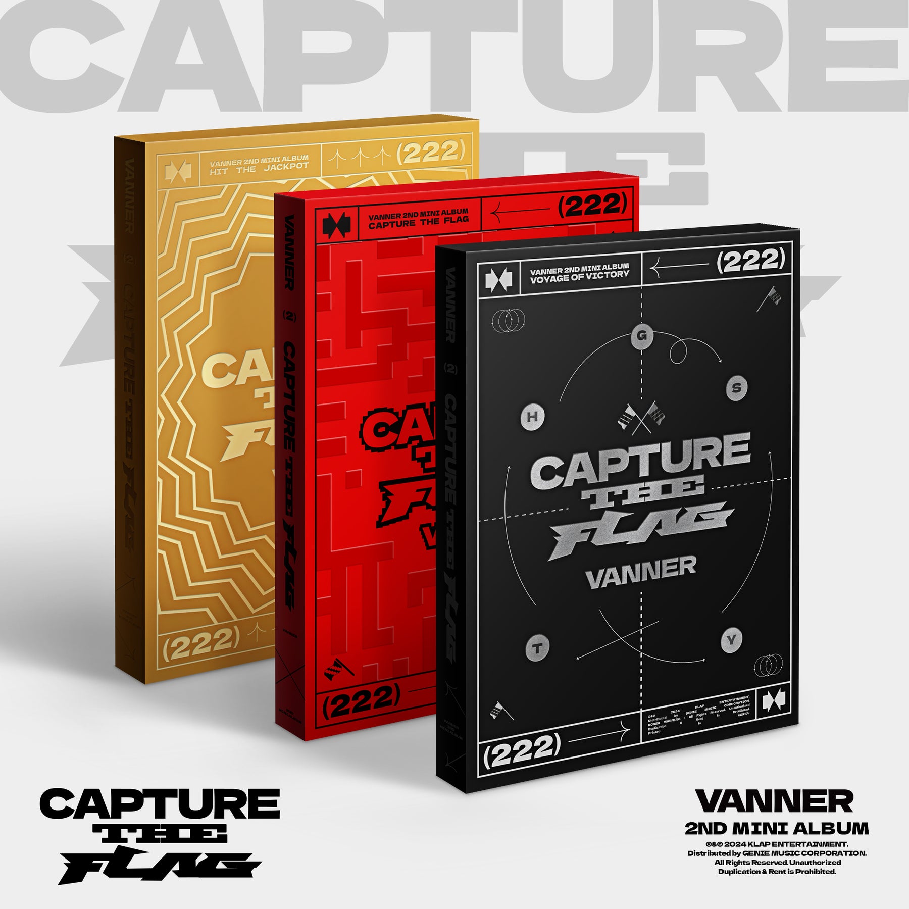 VANNER - CAPTURE THE FLAG 2ND MINI ALBUM