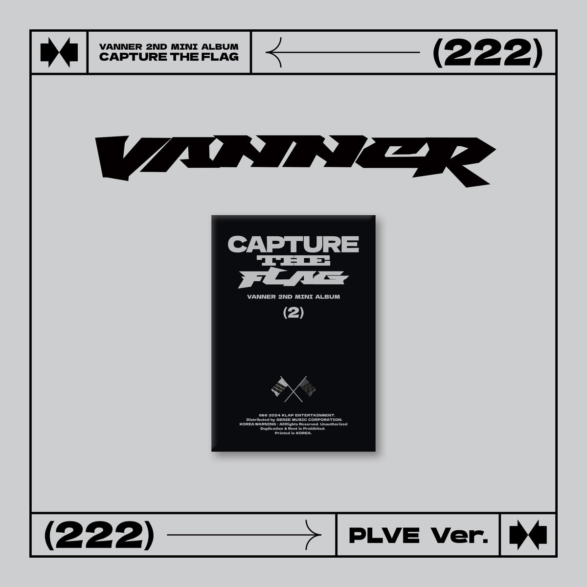 VANNER - CAPTURE THE FLAG 2ND MINI ALBUM PLVE VERSION