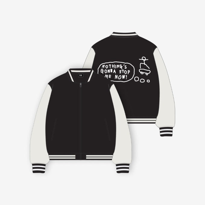 KickFlip - [Flip it, Kick it!] POP-UP STORE MD KNITTED VARSITY JACKET