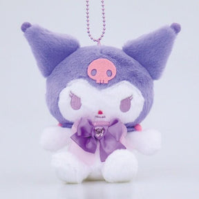 SANRIO© Kuromi Hanging Plush Bow With Diamond (Japan Edition)