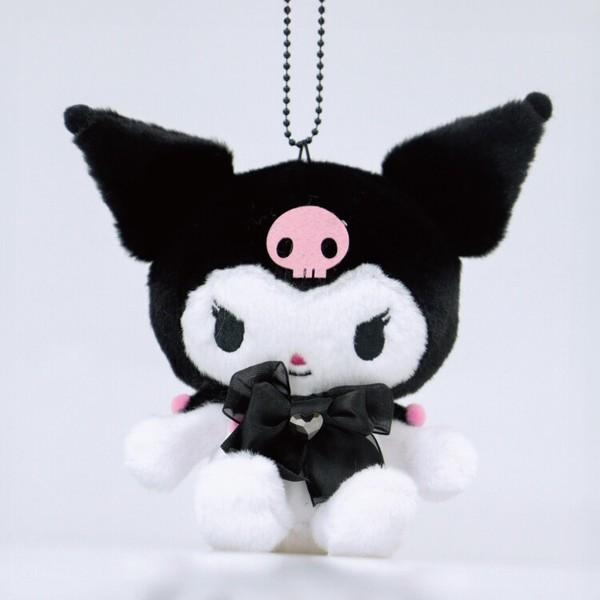 SANRIO© Kuromi Hanging Plush Bow With Diamond (Japan Edition)