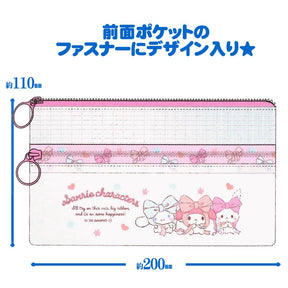 SANRIO© Mesh 2-Zip Pouch (Japan Edition)