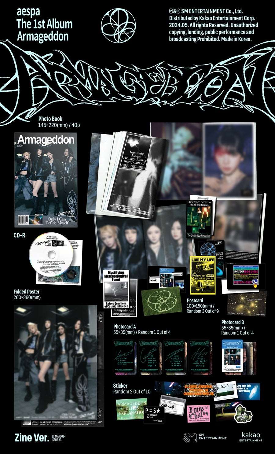 AESPA THE 1ST ALBUM - ARMAGEDDON (ZINE VERSION)