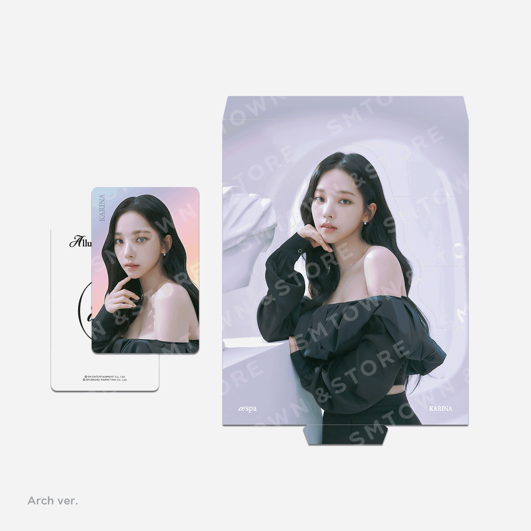 AESPA - ALLURING ATELIER MERCHANDISE - HOLOGRAM PHOTO CARD SET ARCH VERSION